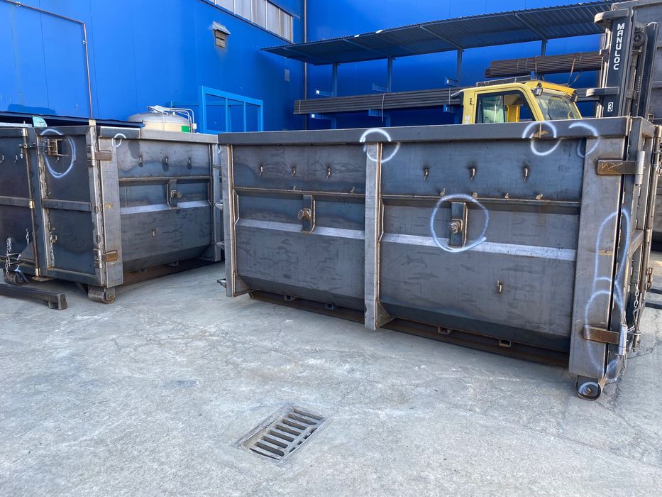 Kontenery typu hakowiec KP 10 otwarty odpady śmietnik recykling