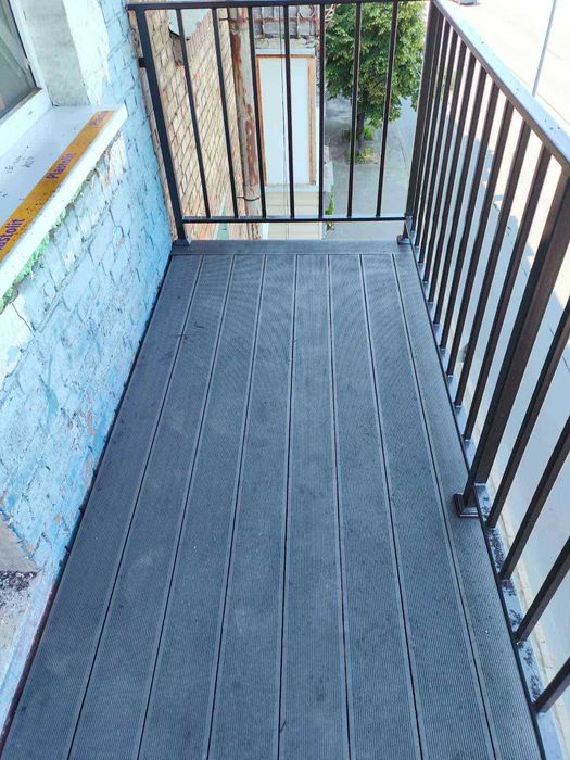 Ремонт балкона город Киев, Обшивка лоджии НЕДОРОГО, Французский балкон