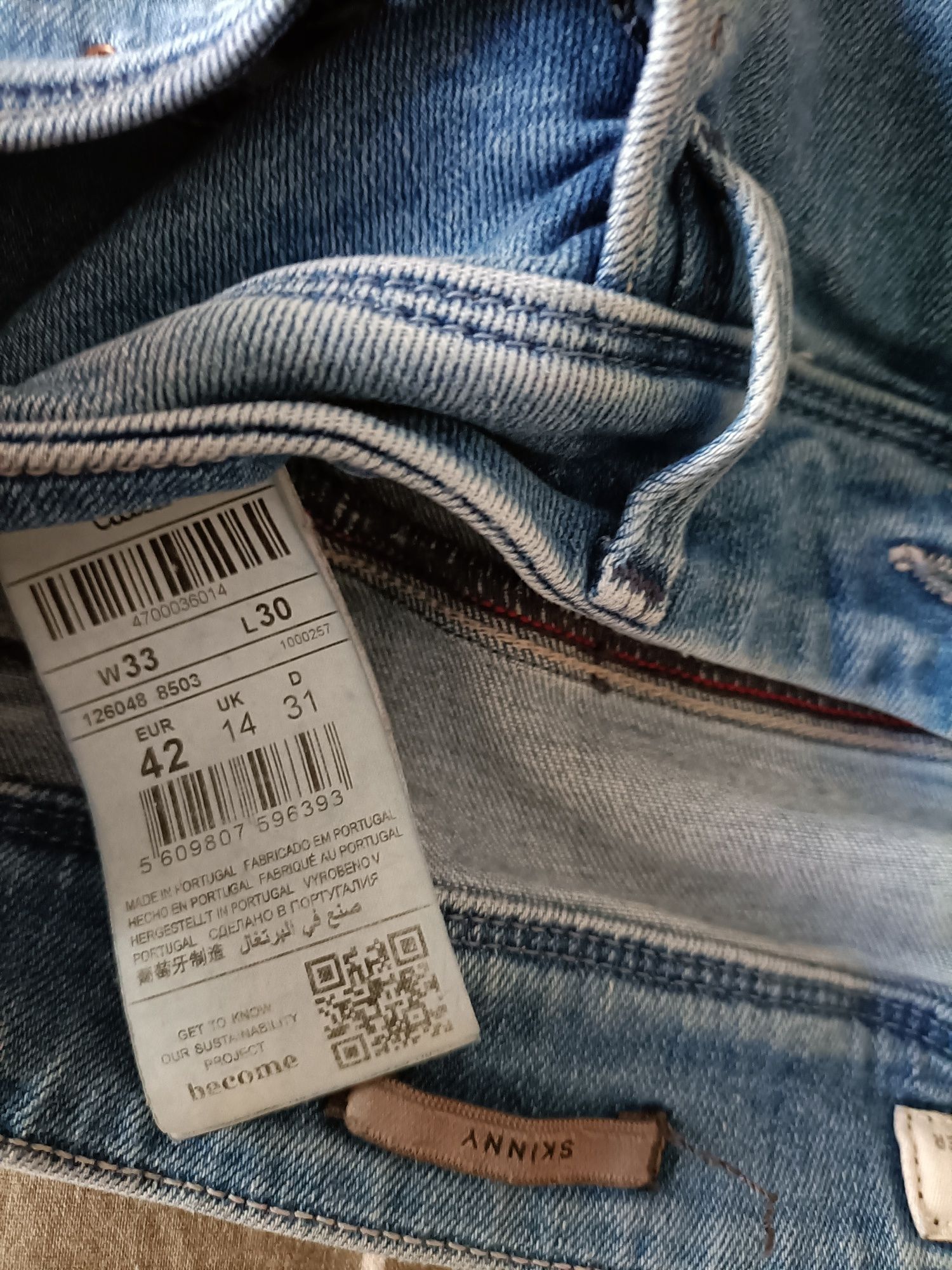 Jeans Salsa com apliques nos bolsos