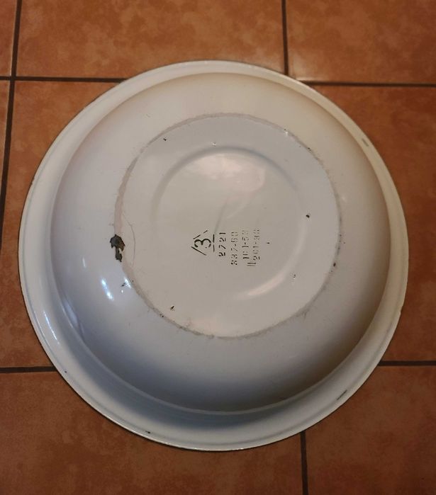 Миска господарська 10 літрів емальована сталь