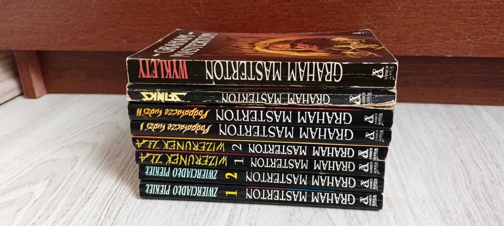 Masterton Wizerunek zła Sfinks Zwierciadło piekieł Podpalacze ludzi