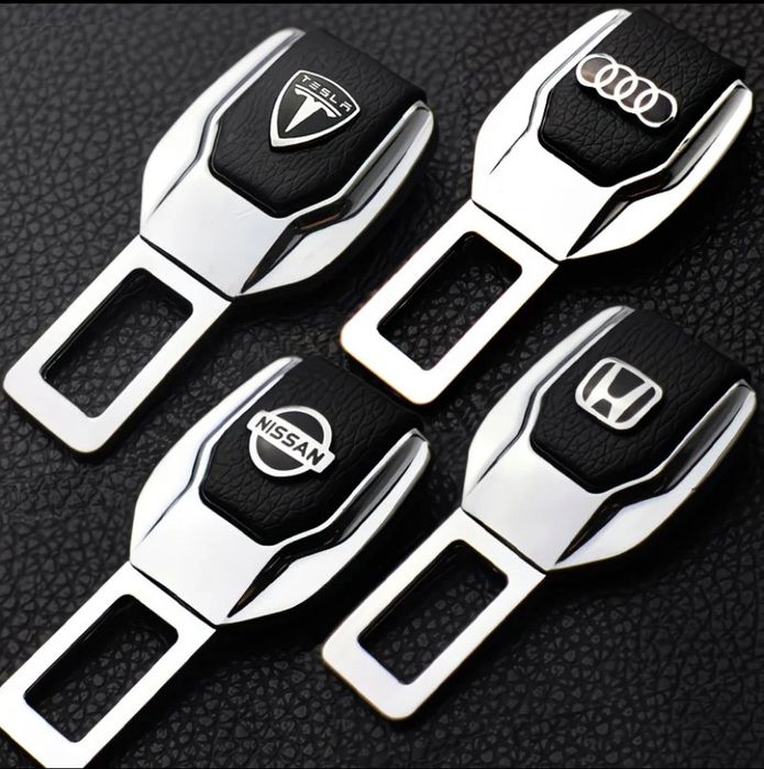 Заглушка ремня безпеки з логотипами марки авто BMW, AUDI, MERSEDES