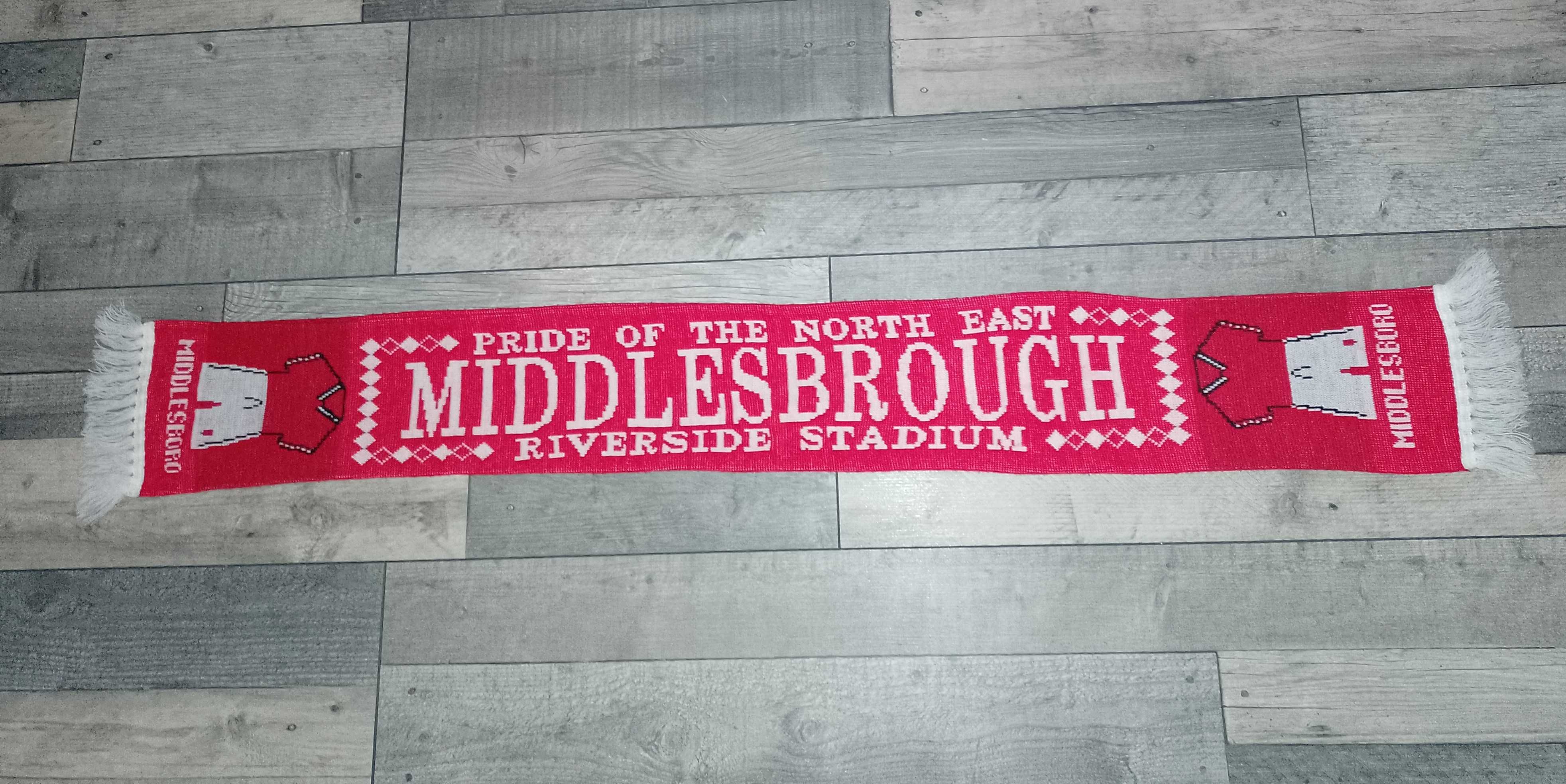 Szalik piłkarski kibica Middlesbrough obustronny