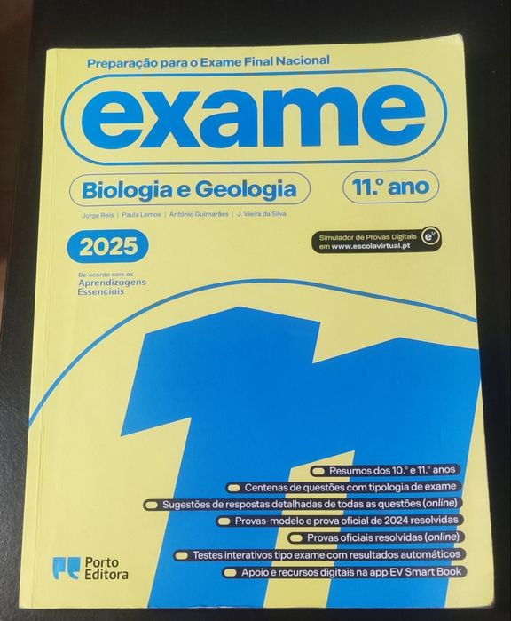 Livro exame final 11º ano Biologia e Geologia