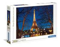 CLEMENTONI 32554 PUZZLE 2000 PARYŻ wieża Eiffla puzzle