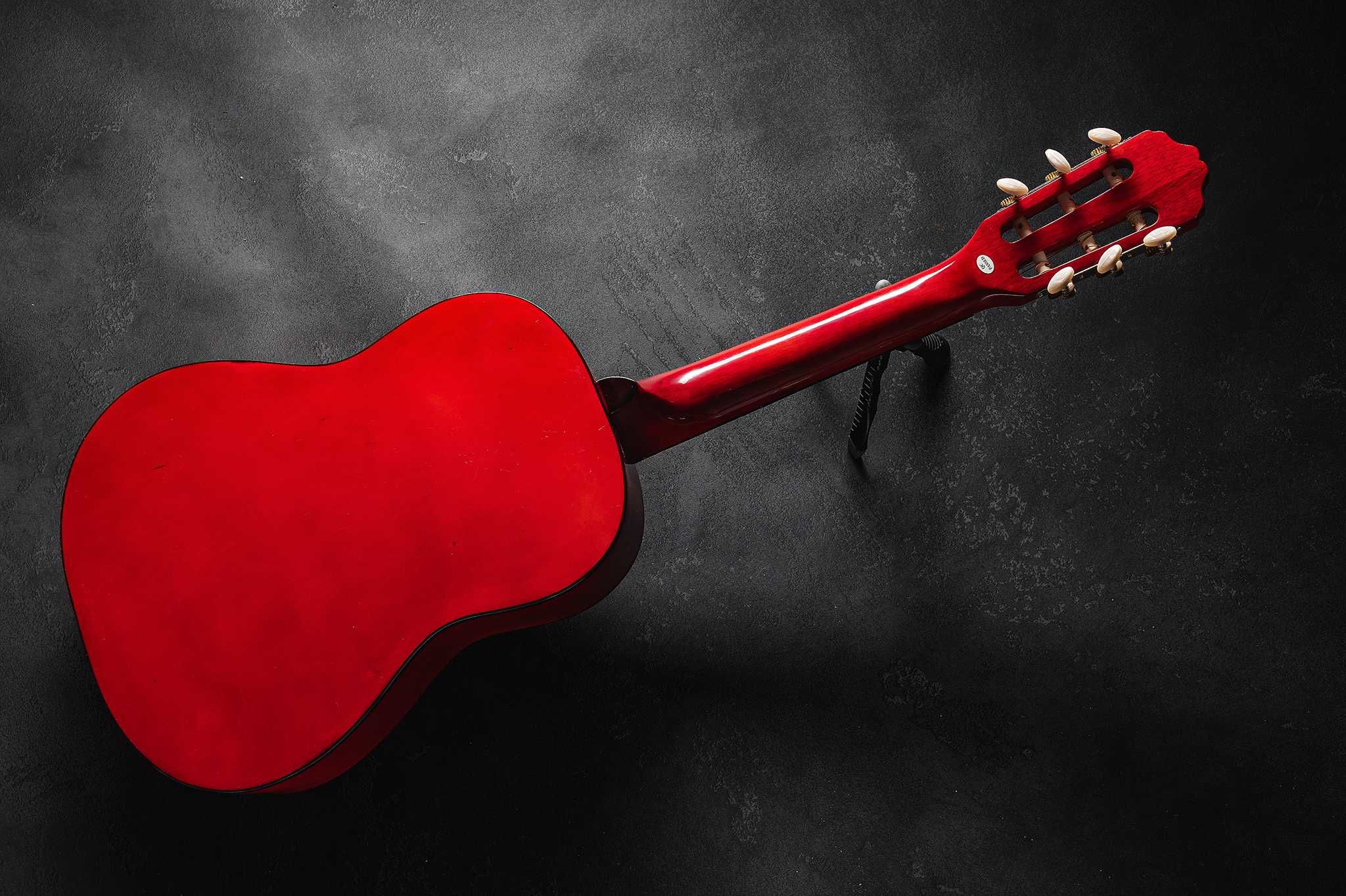 Gitara klasyczna Alvera 1/2 Red Burst Black z pokrowcem dla dzieci
