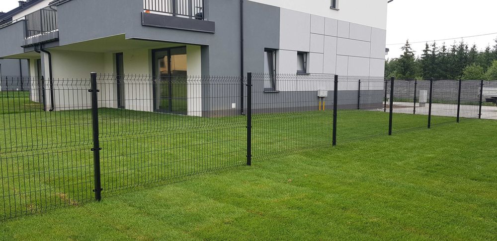 Panele ogrodzeniowe WIŚNIOWSKI 4mm 153cm Ocynk RAL podmurówka 78zł/mb