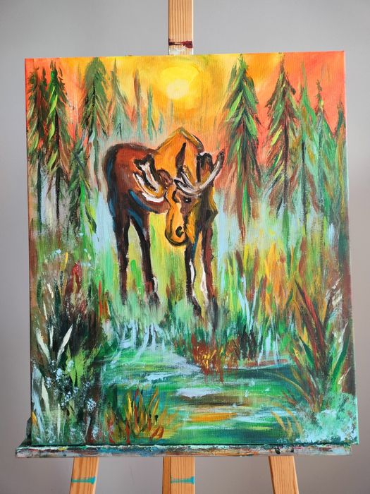 Obraz akrylowy - Łoś