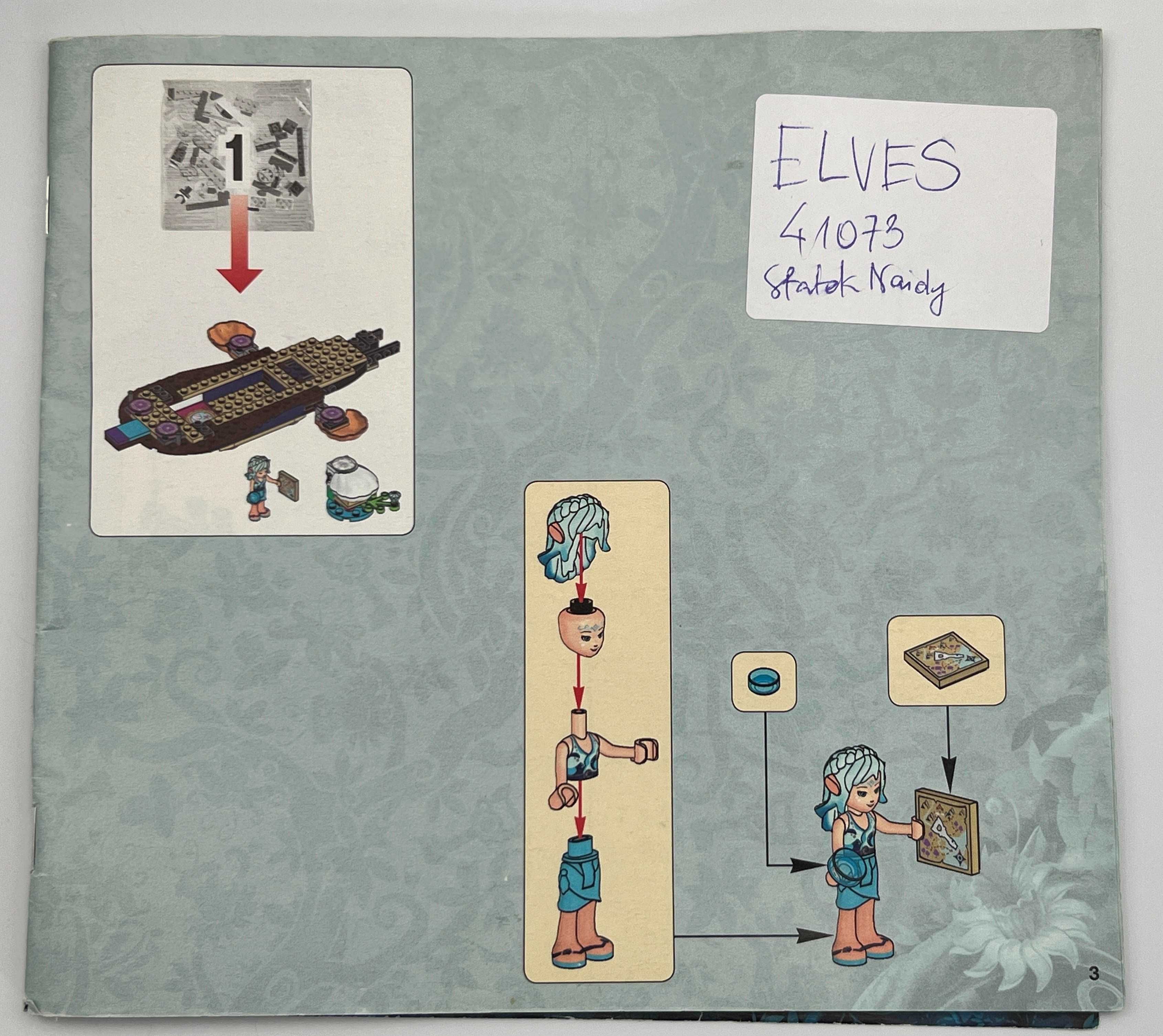 Lego Elves 41073 Statek Najdy z instrukcją