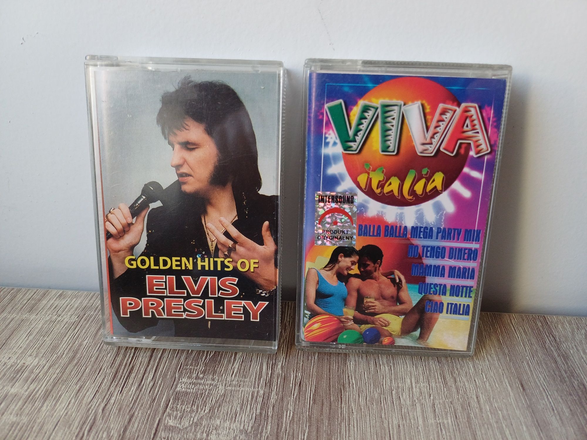 Zestaw dwóch kaset Elvis Presley Viva Italia