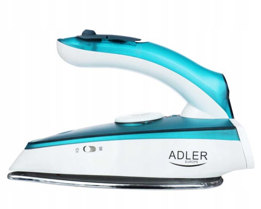 NOWE Adler Żelazko Turystyczne 1700W Parowe Składana Rączka 60ML Małe