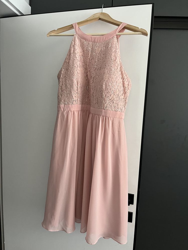 Warta blisko 400 zł Sukienka 42 40 pudrowy róż XL Peek and Cloppenburg