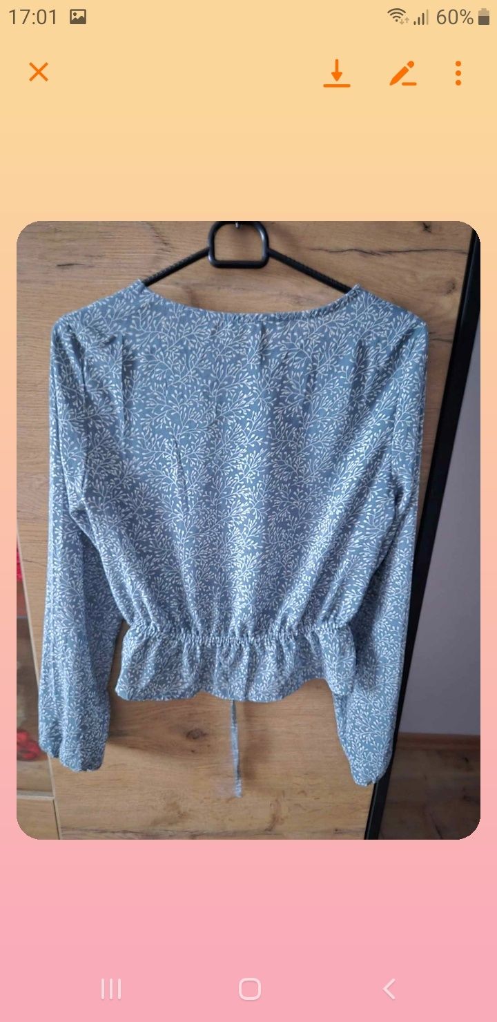 Śliczna bluzka w kwiatuszki 34/ XS   Sinsay