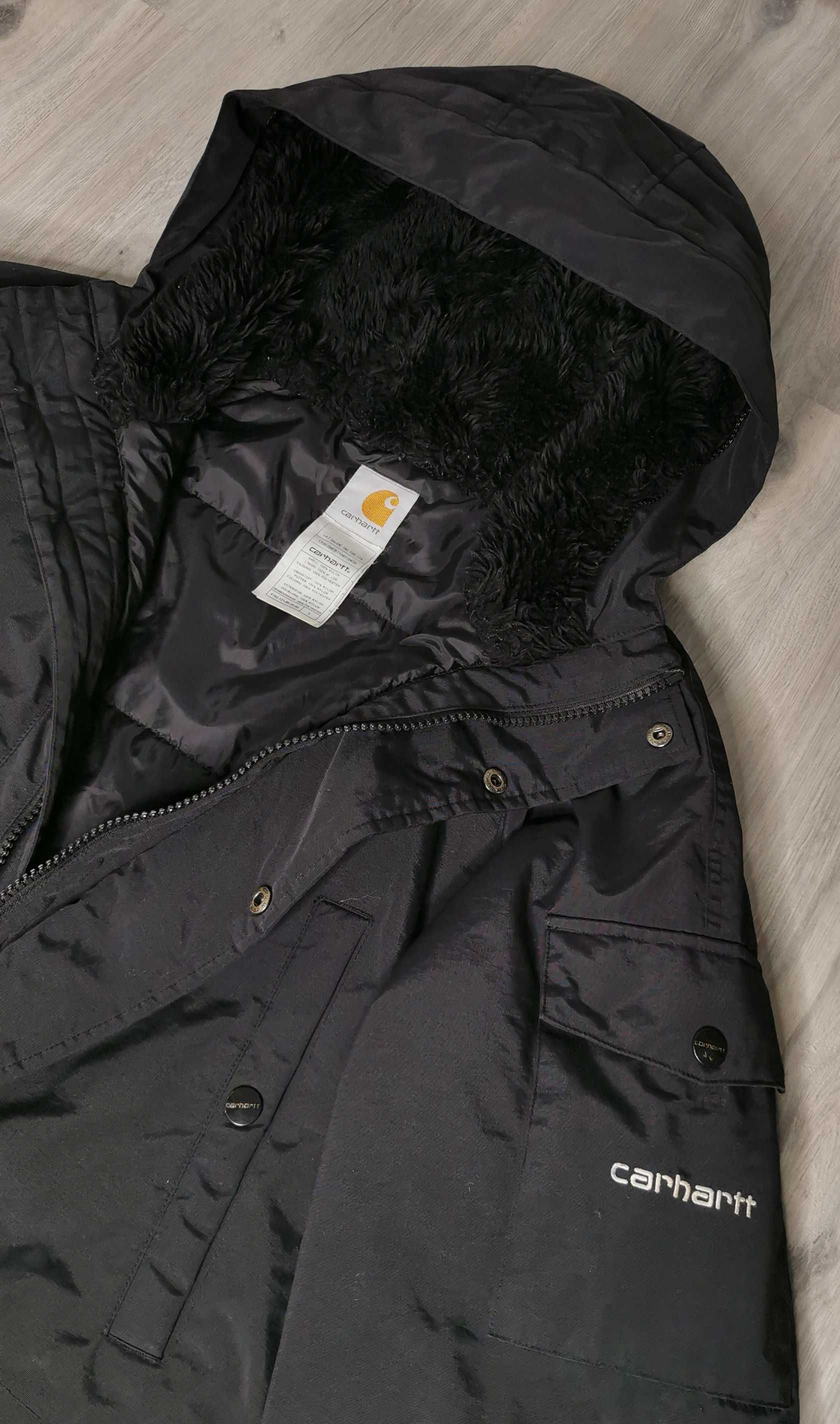 Kurtka ocieplana Carhartt z kapturem rozmiar L/XL