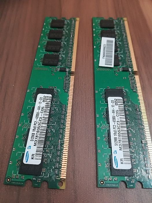 2 Memorias Ram Ddr2 512mb SAMSUNG