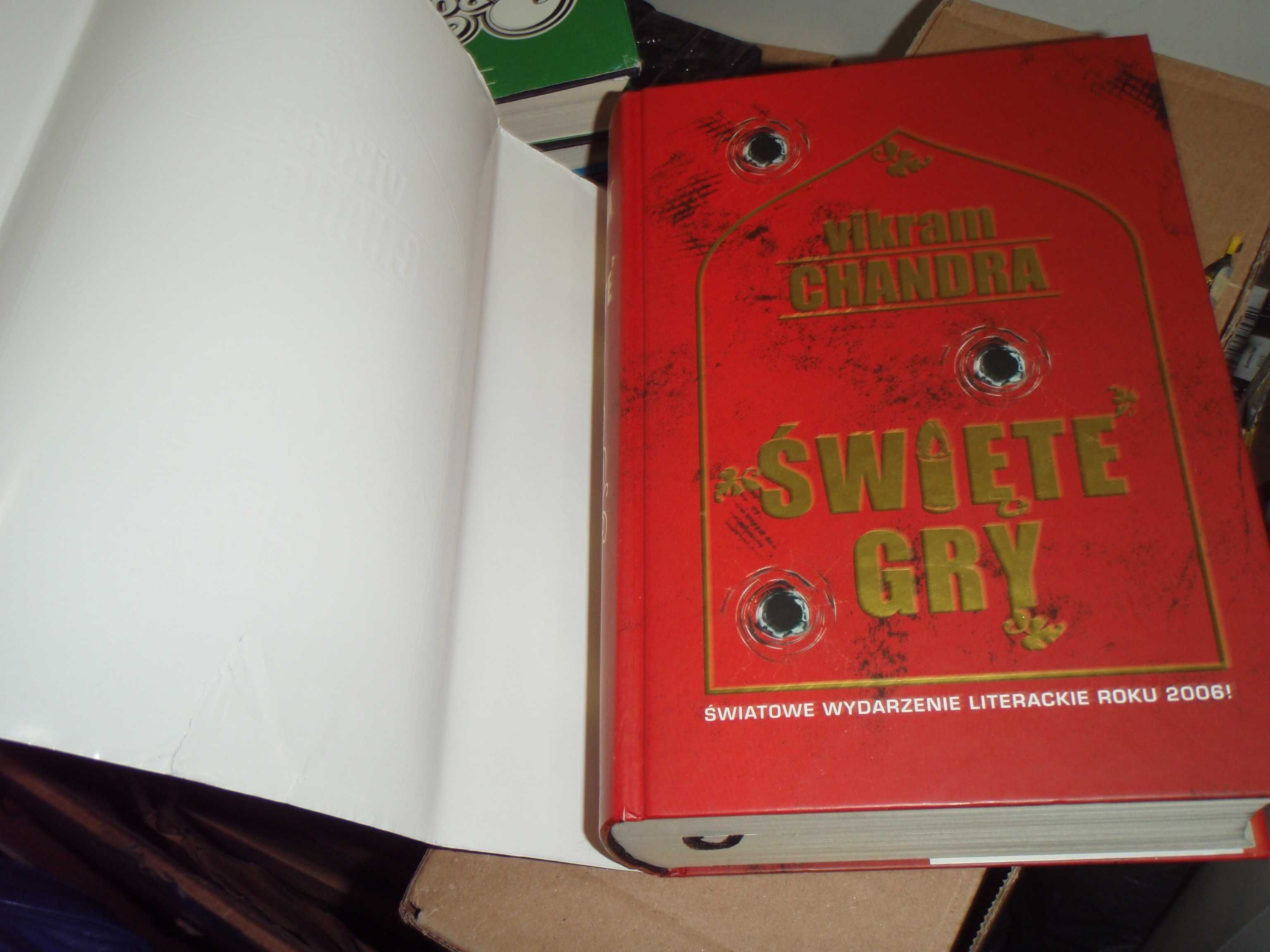 ŚWIĘTE GRY - Vikram  Chandra światowe literackie wydarzenie roku 2006