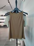 Топ Toteme Sleeveless Boat Neck Top Nutmeg