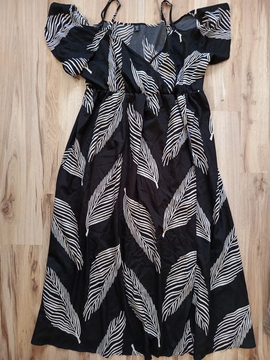 Sukienka damska na naramkach maxi Shein Curve 4XL duze rozmiary