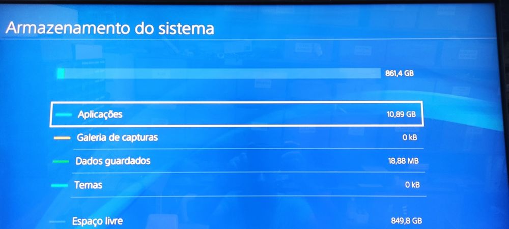 PlayStation 4 Slim CUH-2116B - 1000GB na Versão 11.0