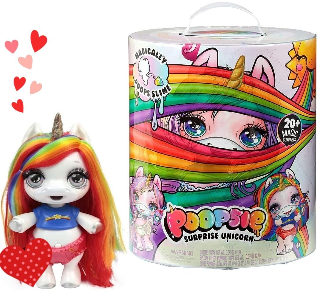 Новая Poopsie Slime Surprise Unicorn - Единорог Пупси слайм
