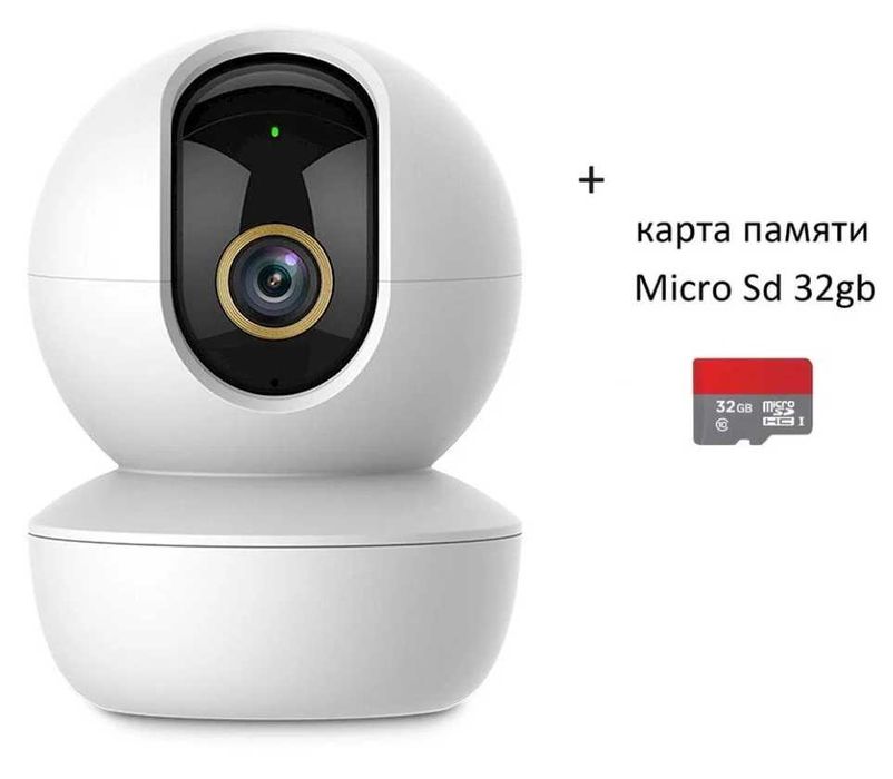 Безпровідна поворотна Wi-fi камера Imou Ranger SE IPC-A23P+карта 32ГБ