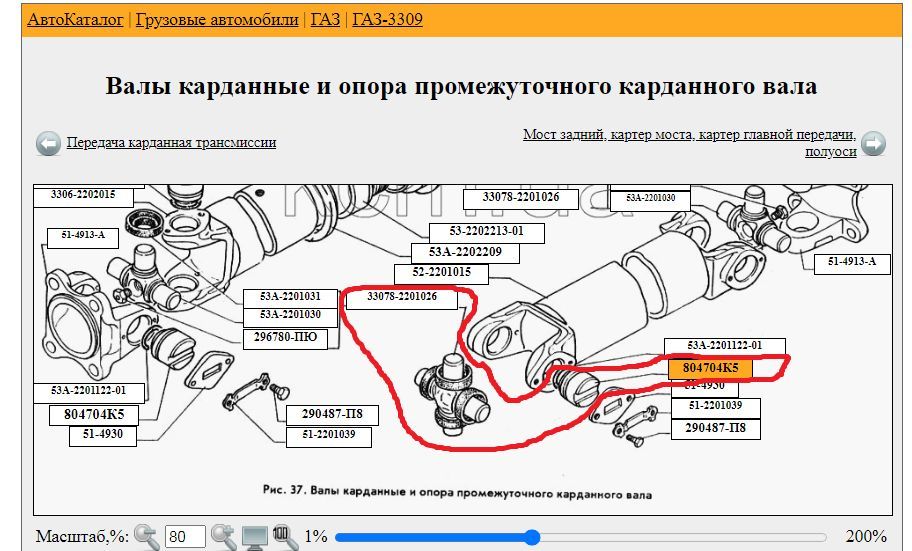 хрестовина 804704К5 з підшипниками ГАЗ, КАвЗ, КрАЗ, МАЗ, УРАЛ