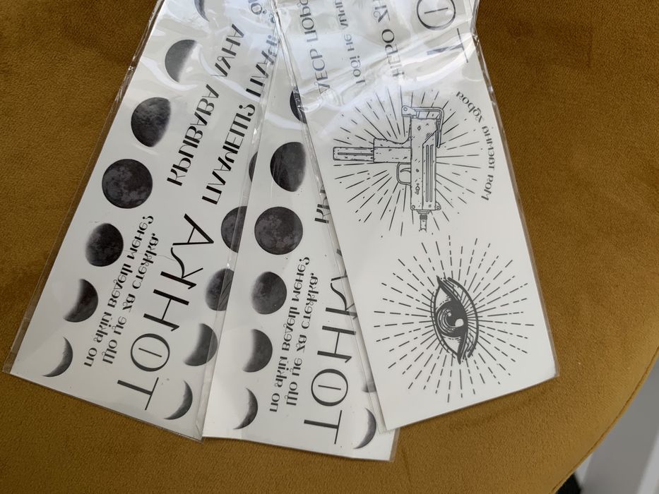 Переводное временное тату мастерская Иван дорн хна мерч тонка