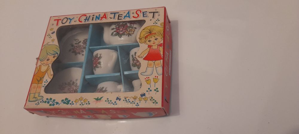 Brinquedo Serviço de chá em porcelana miniatura