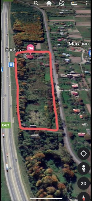 Земля ділянка 2 га Деревач Солонка фасад