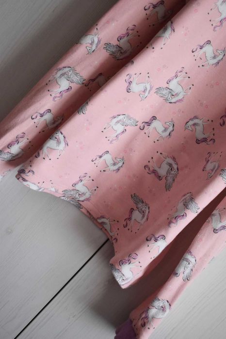 Dwuczęściowa piżama 152 158 bawełniana komplet bluza spodnie ciepła