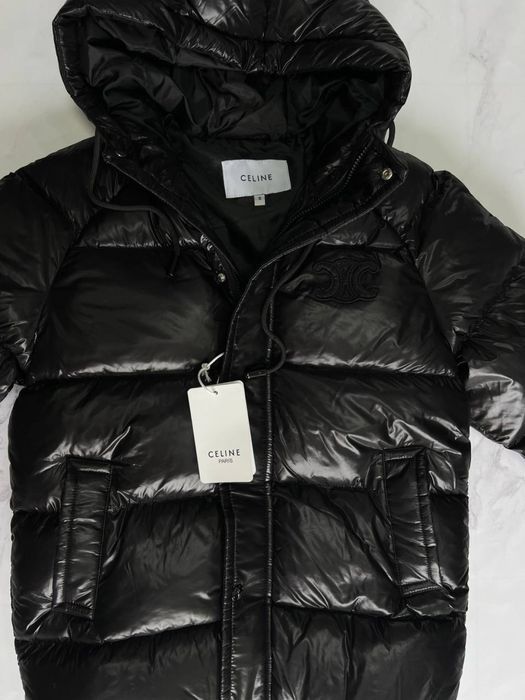 Пуховик Celine чорний люкс
