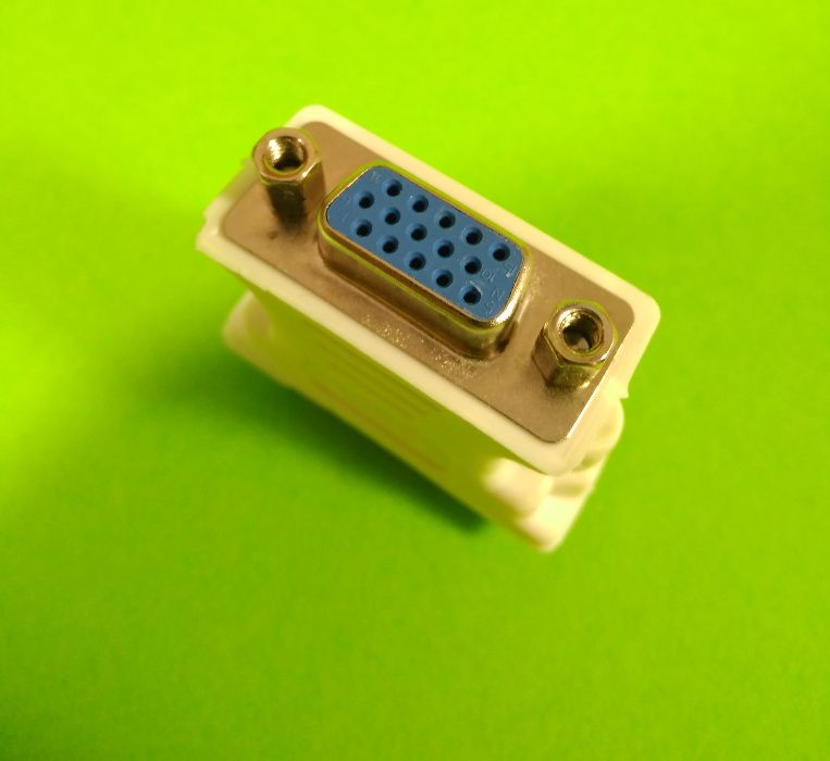 Переходник DVI-I Dual Link 24+5 pin (с цифрового на аналоговый)