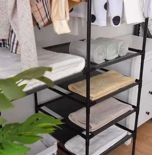 Вішалка для одягу Simple Coat Rack Double Row вішалка з полицями