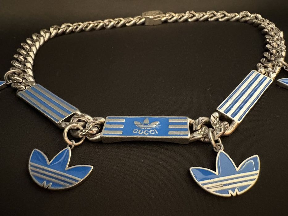 Łańcuszek Gucci Adidas vintage lata 80 nowy zakupiono w USA