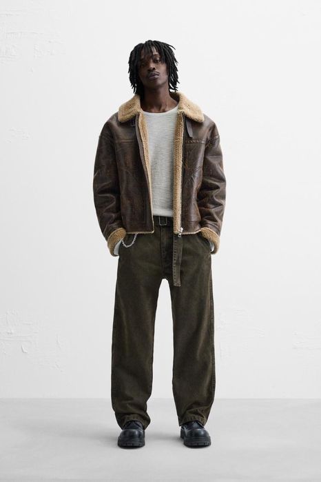 Дублёнка Zara|Acne Studios|Diesel|AllSaints|Alpha Industries|Guess|H&M