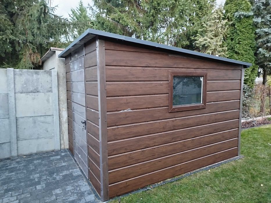 Domek Narzędziowy Blacha Drewnopodobna 3x2 OKAZJA