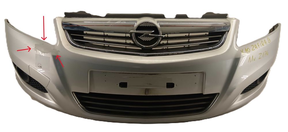 zderzak przedni przód grill OPEL ZAFIRA B LIFT 08-12 Z176
