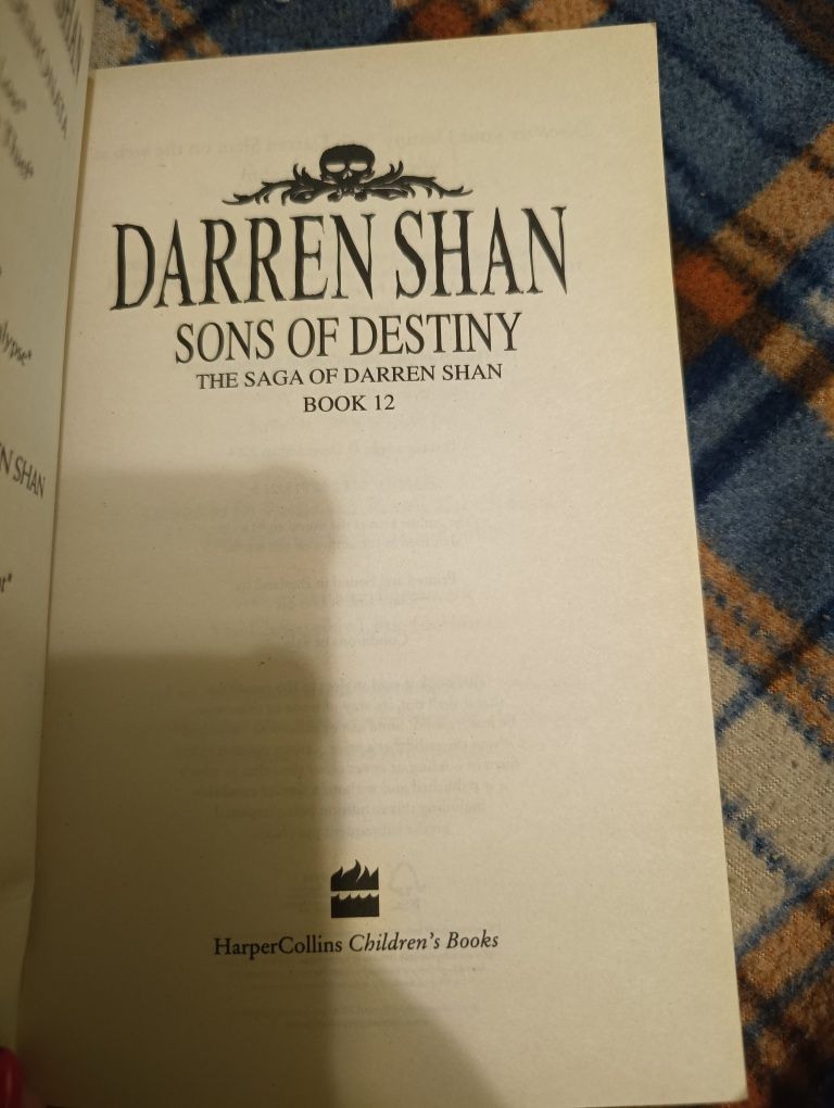Darren Shan Sons of Destiny