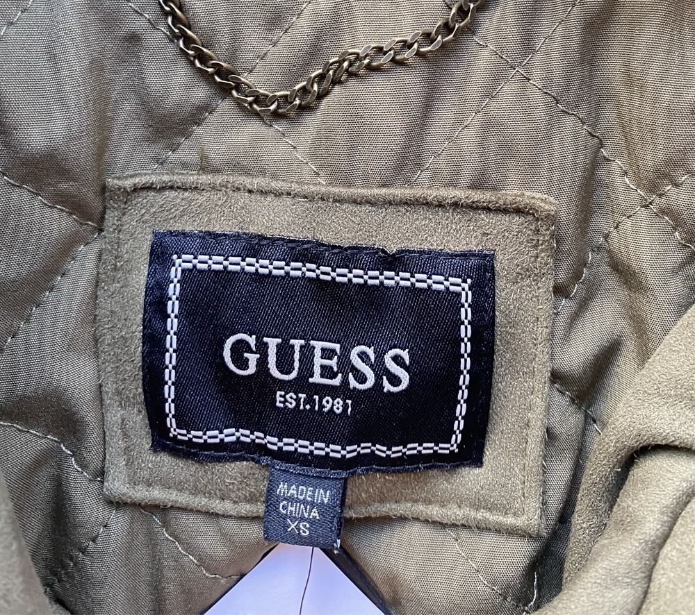 Ramoneska Khaki Guess XS nowa z metką