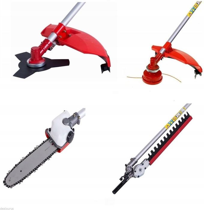 Kosa Spalinowa 5w1 Wielofunkcyjna Nożyce Piła Przedłużka 100cm Podkasz