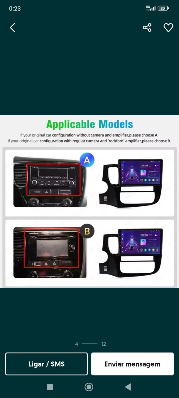 Autoradio Mitsubishi Outlander