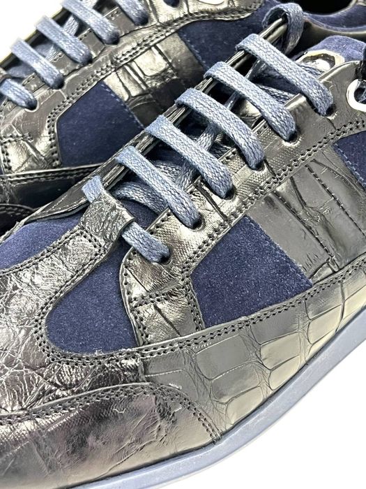 Кросівки кожа крокодила Stefano Ricci