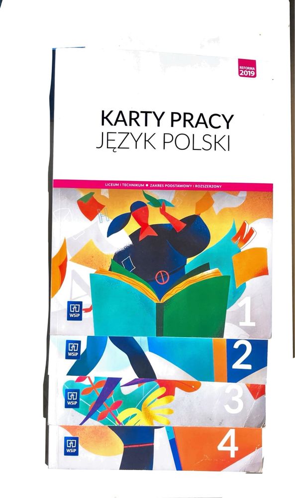 Karty pracy polski WSiP zakres podstawowy i rozszerzony 1, 2, 3, 4