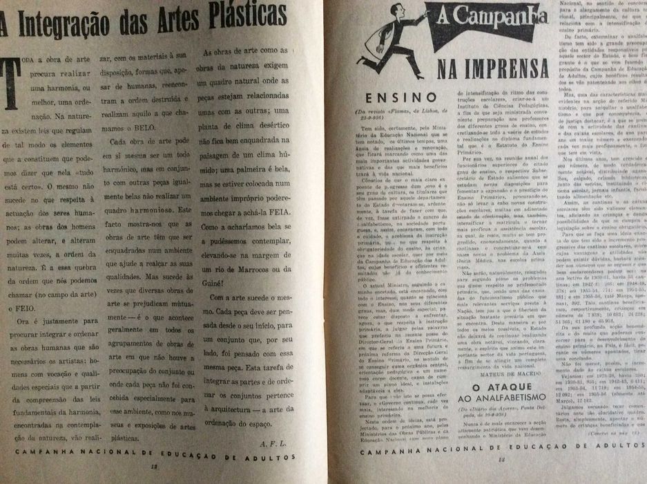A campanha. Orgão da companhia nacional de educação de adultos, 1956