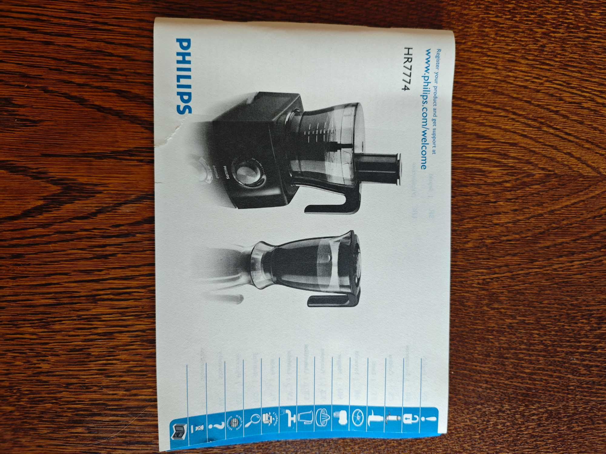 Robot kuchenny Philips HR7774 - części