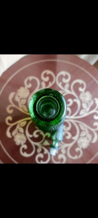 Szmaragdowa karafka Vintage Empoli w stylu genie