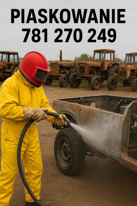 Piaskowanie stacjonarne i mobilne