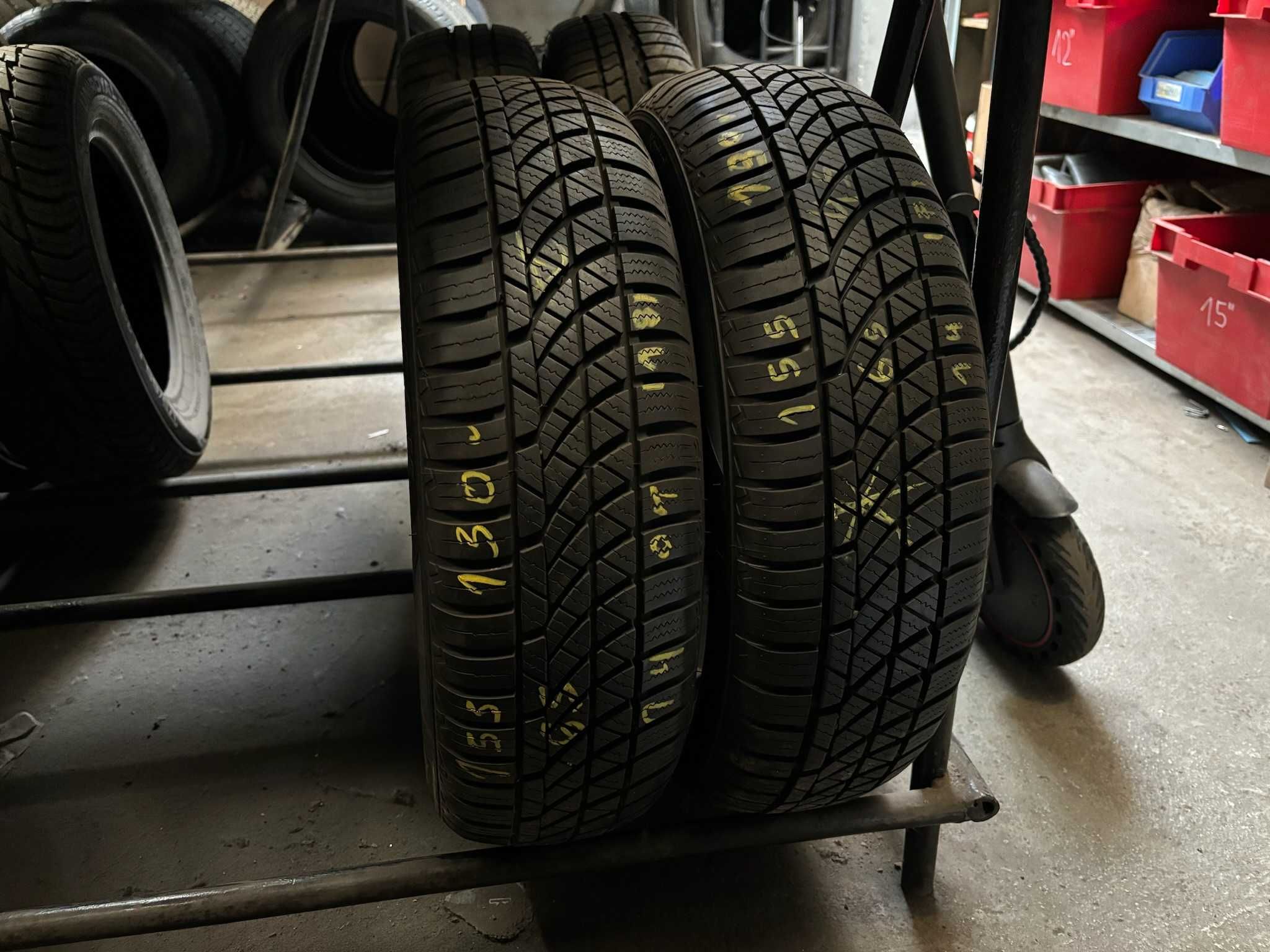 2X Opony Całoroczne 155/65R14 75T HANKOOK KINERGY 4S 2018R 6.5MM CAŁE!
