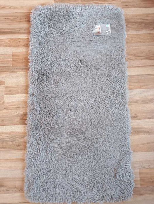 Dywan futrzasty 60x120 szary