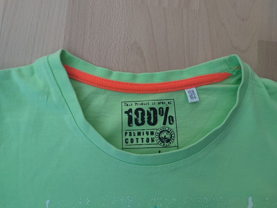 Koszulka t-shirt bawełniany dziecięcy 158/164 z grafiką